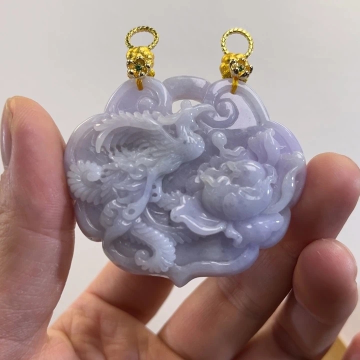 翡翠吊坠(赠链)未镶嵌代编织