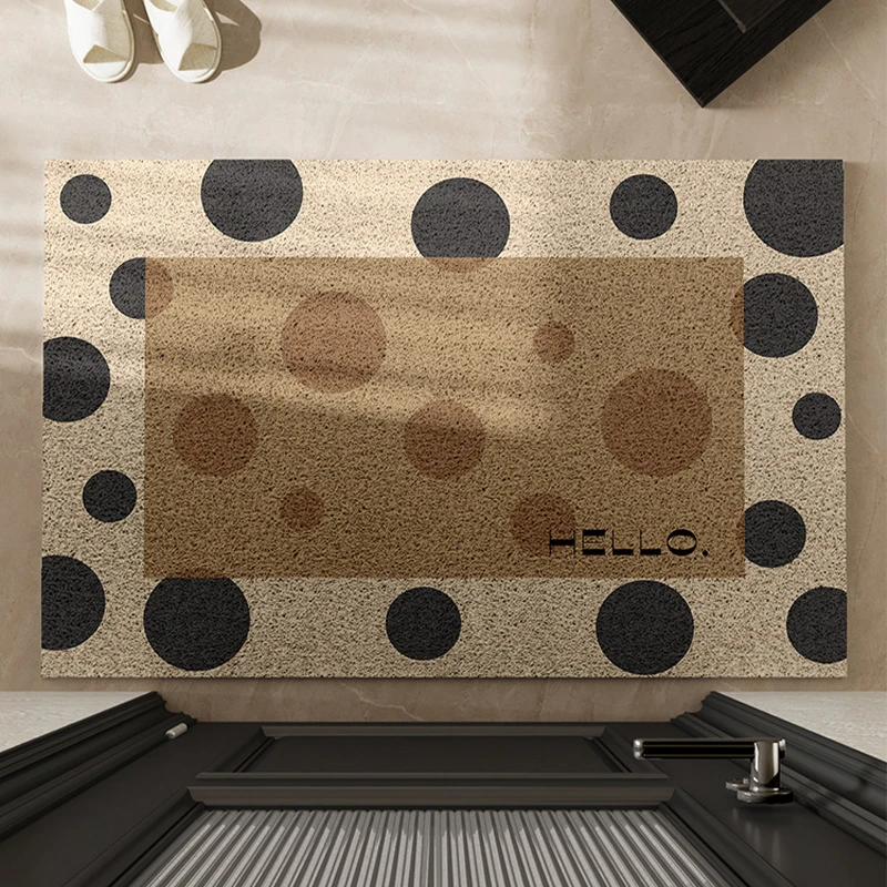 2025新款法式入户地垫门口耐脏易打理丝圈地垫刮泥蹭土进门防滑垫