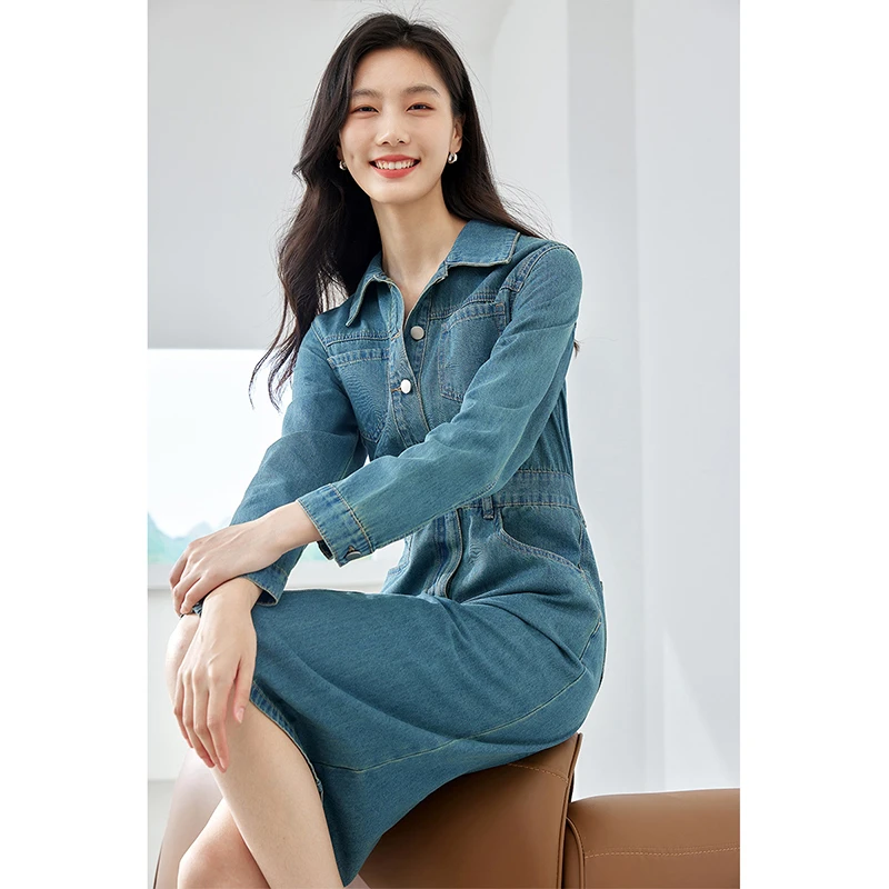 梵希蔓牛仔连衣裙72020