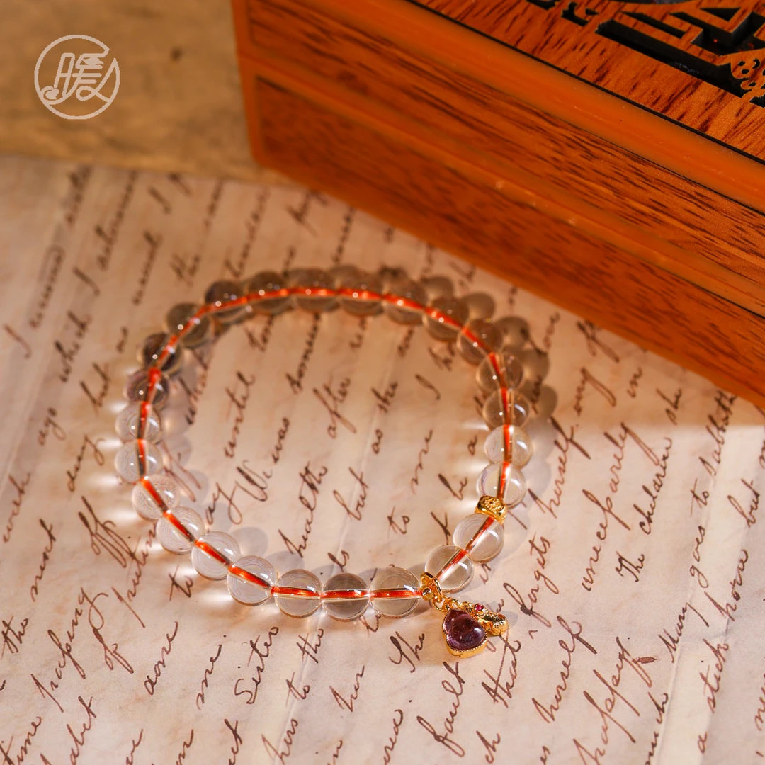 单圈黄水晶手串7mm搭配葫芦手链E6407多样性发一