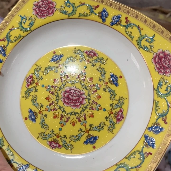 杯八寸红叶陶瓷一个