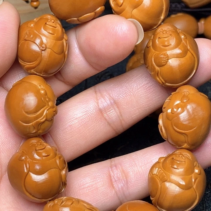 手串/手链橄榄核光背弥勒