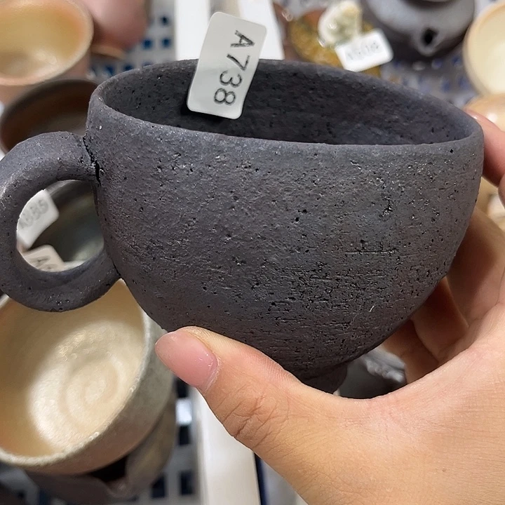 柴烧裸烧纯手工制作瑕疵不退不换介意不拍哦