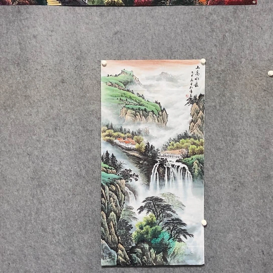 国画四尺山水一幅