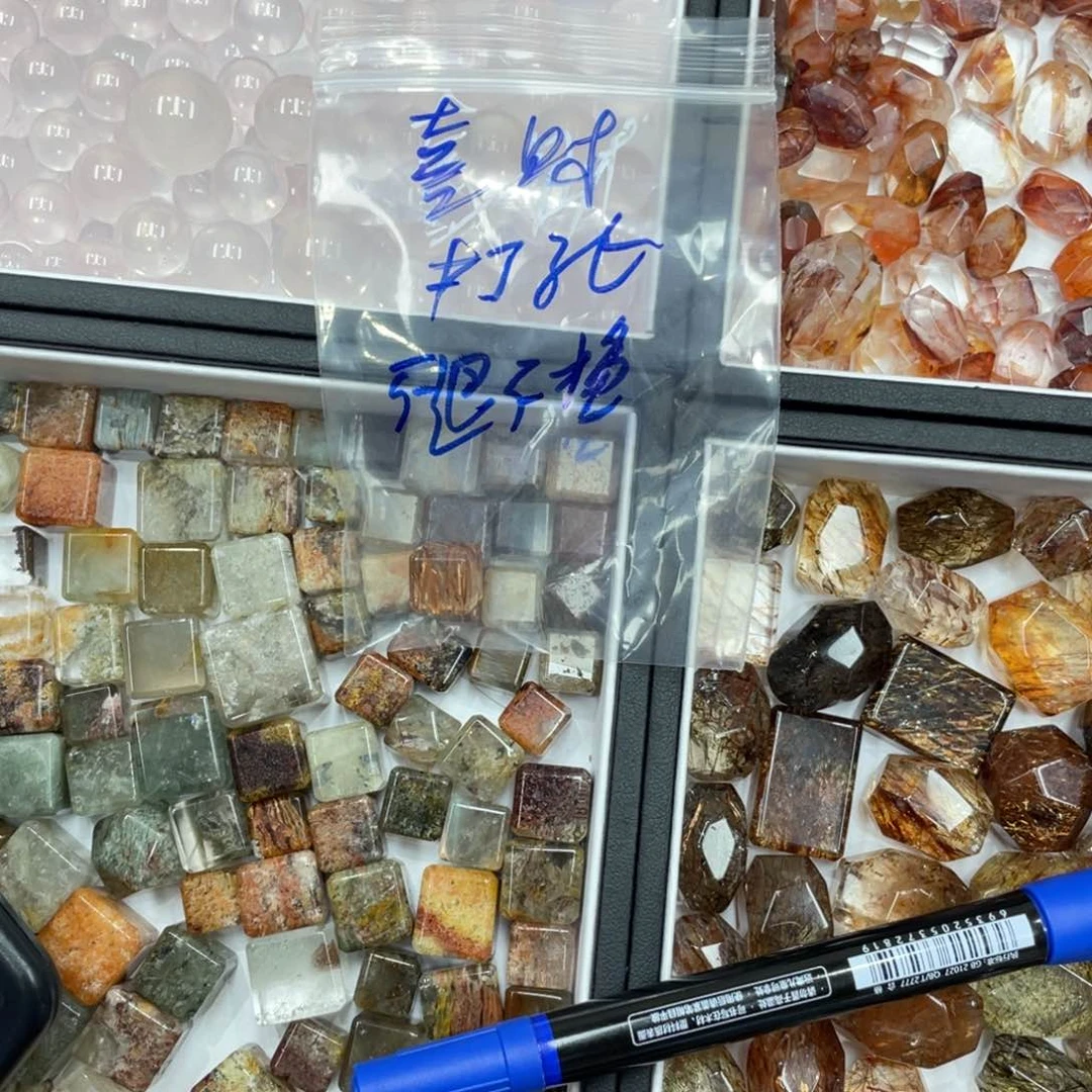 水晶珠宝半成品未镶嵌