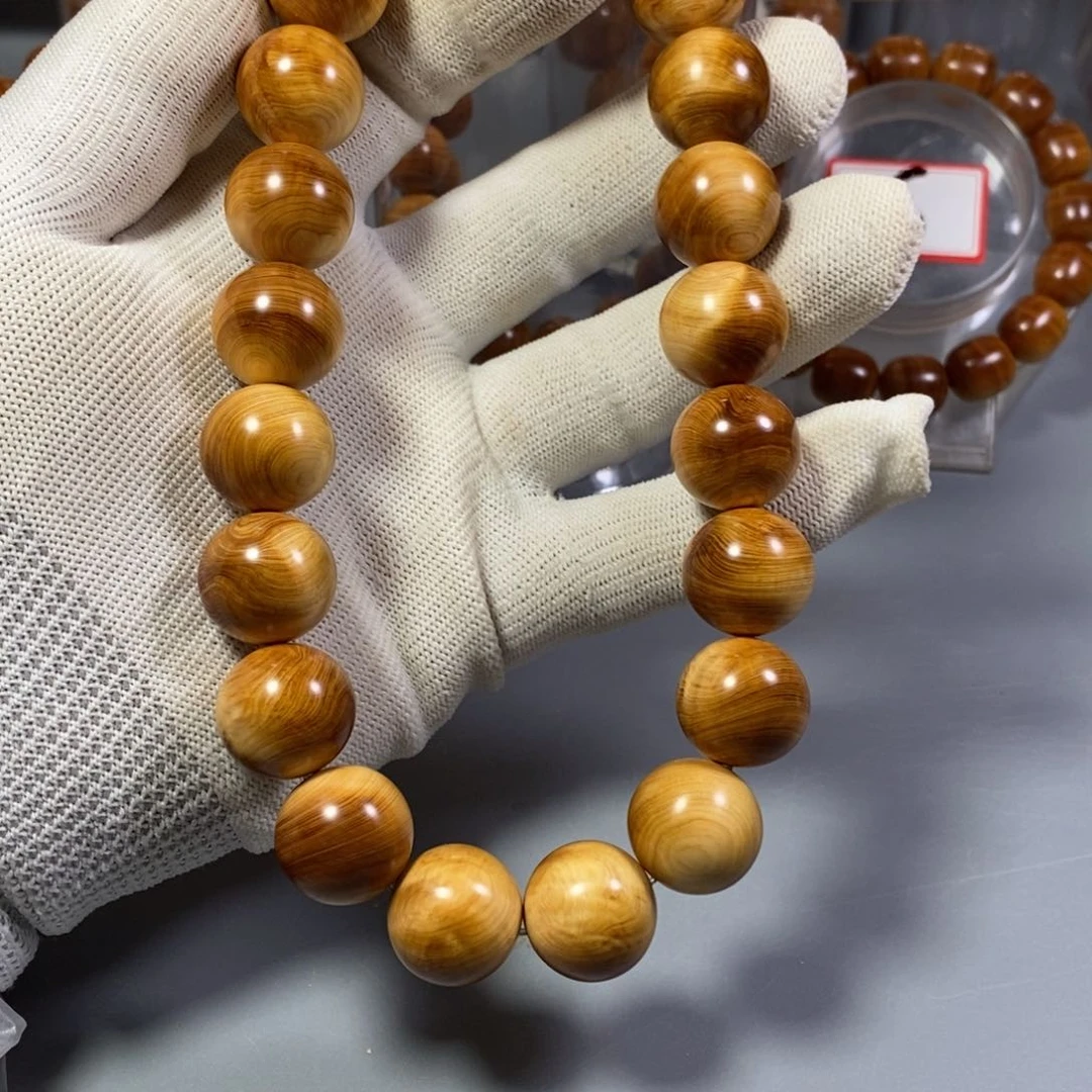 柏木手串/手链弌*弎南太行陈化崖柏手串红油1.8