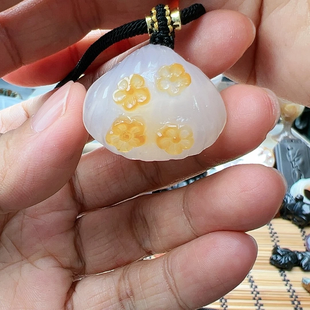 未镶嵌玛瑙/玉髓珠宝半成品