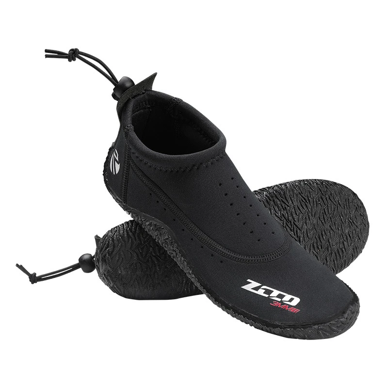 3mm低帮潜水靴防滑保暖耐磨成人男沙滩潜水鞋赶海冲浪儿童溯溪鞋