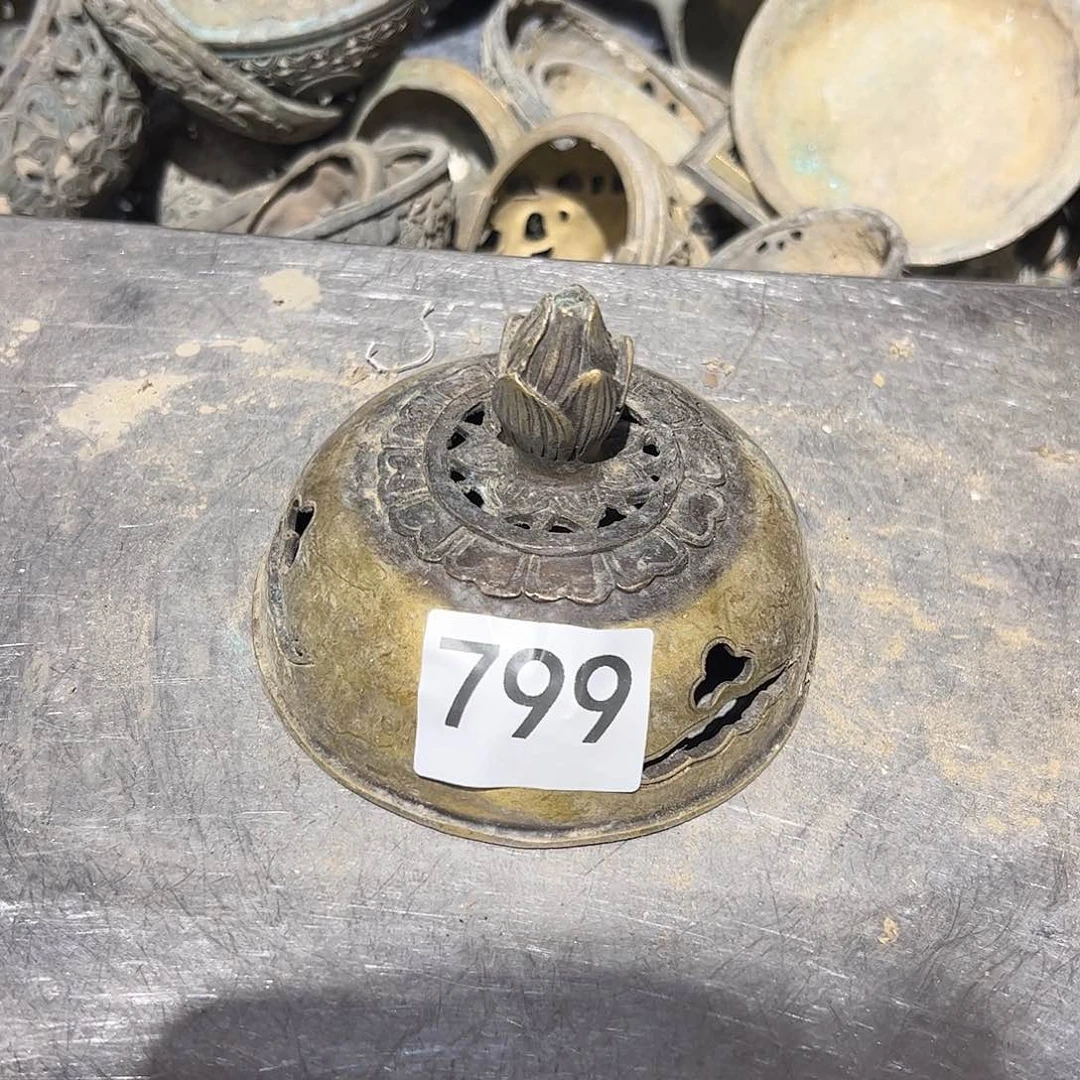 茶***道微瑕疵黄铜摆件工艺品