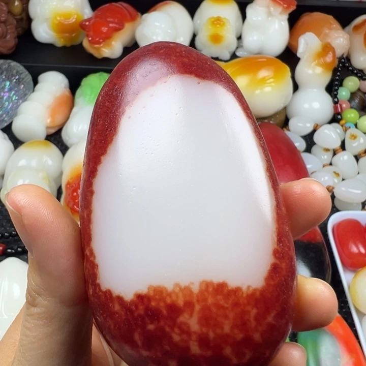 新疆戈壁五彩石金丝