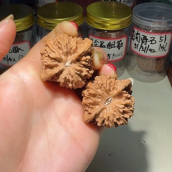 可***冰吊坠文玩核桃43全品原装满天星