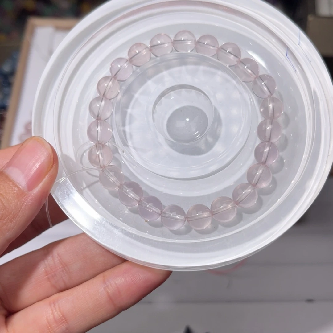 水晶手链未镶嵌粉水晶084