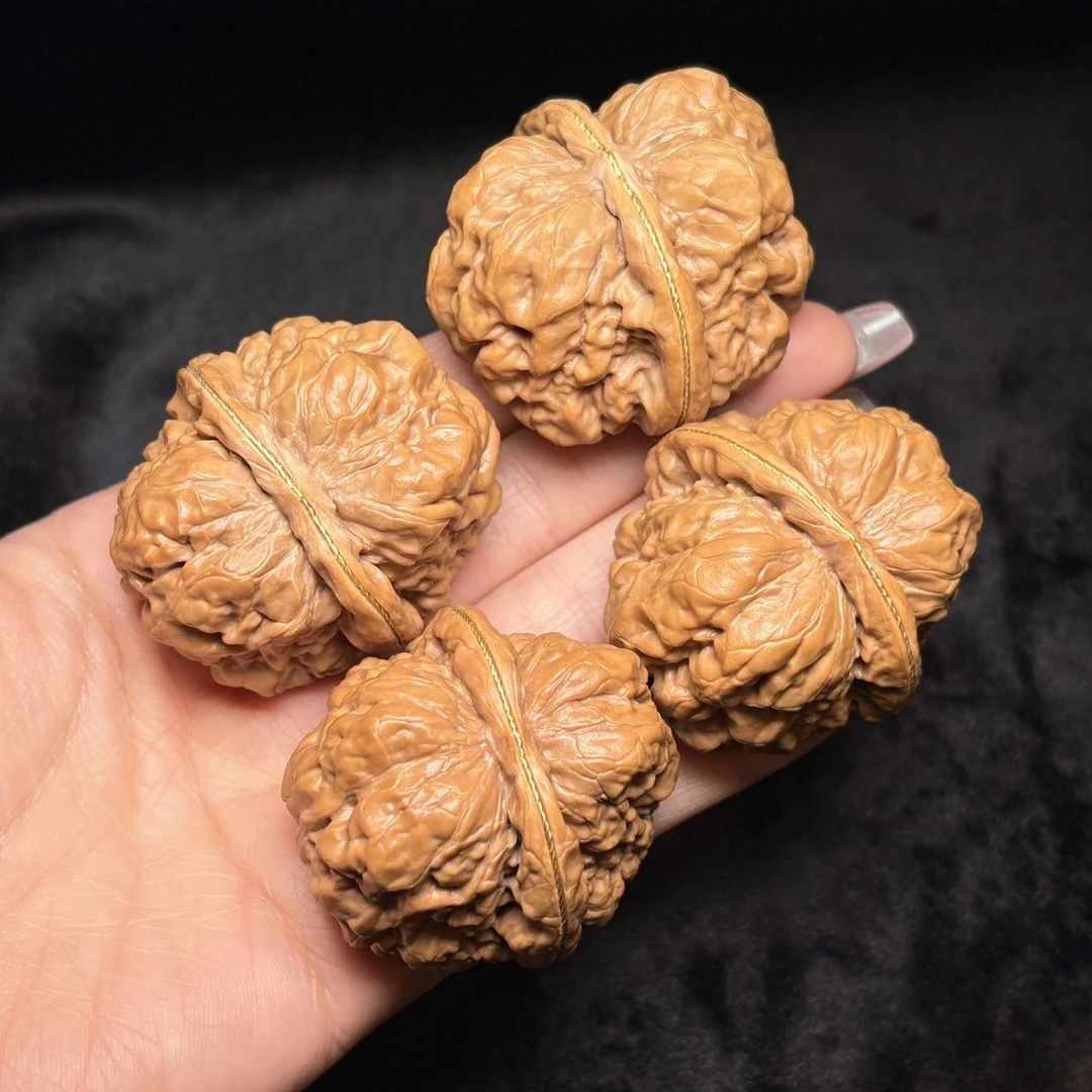 【曹掌柜精选】16 G38726-核桃蛤蟆头（镶嵌）-多样性发一件-43mm左右