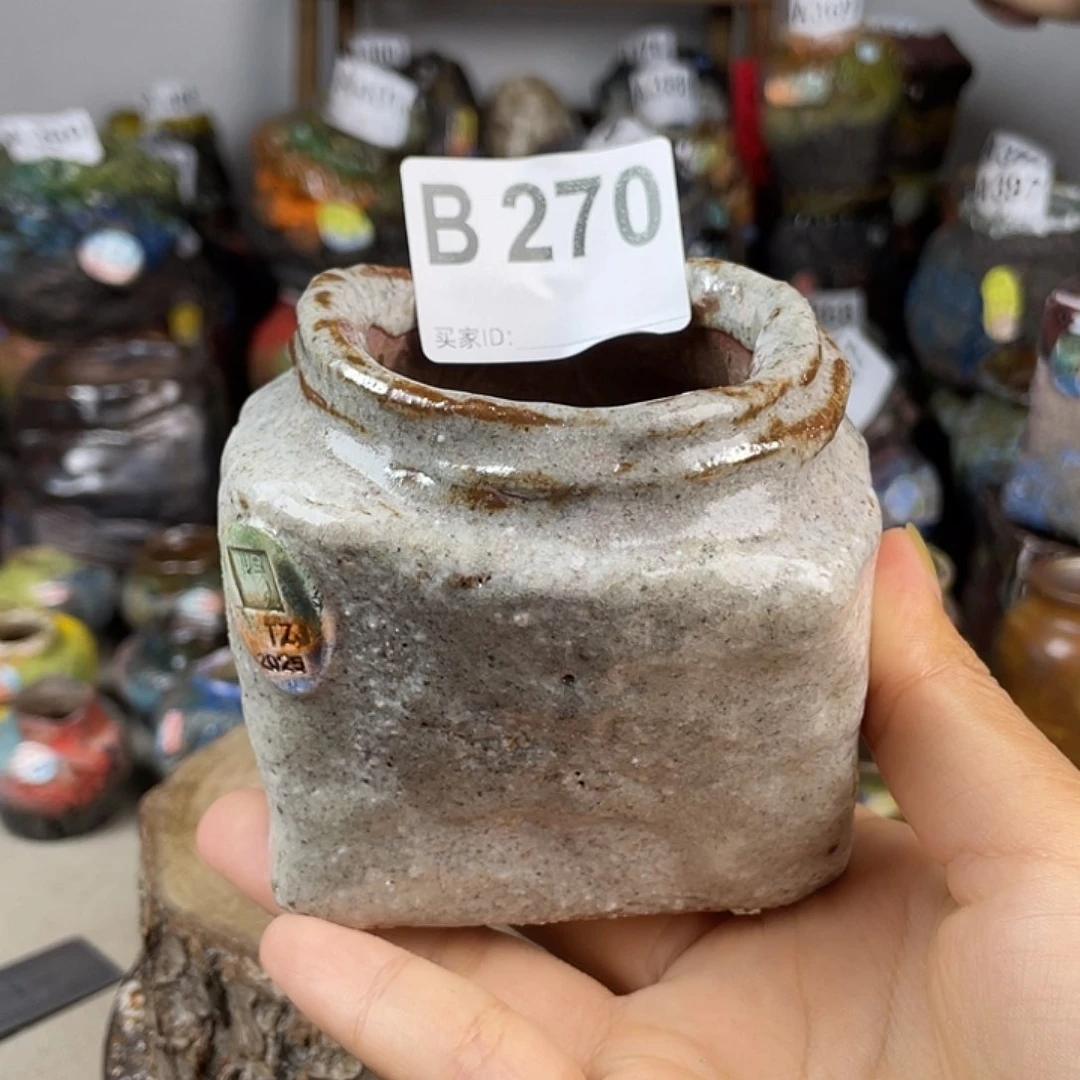 紫砂花盆巫*白小白孤品