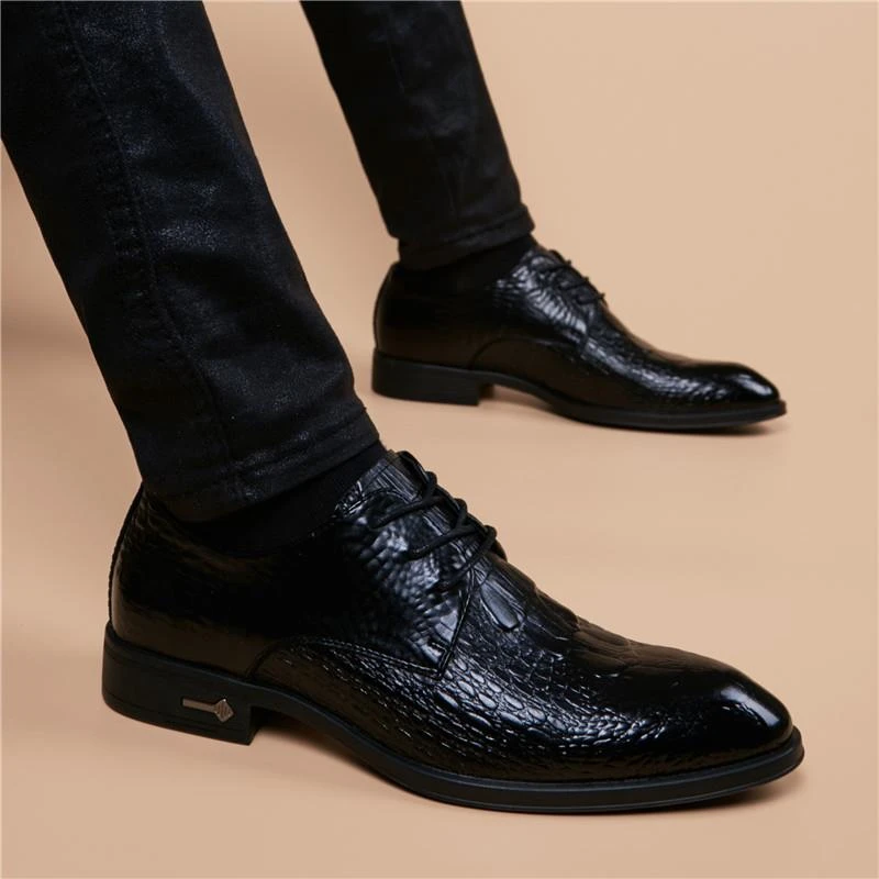 【香港DcSU&Shoes官方正品】真皮透气男士内增高休闲鞋子潮男婚鞋