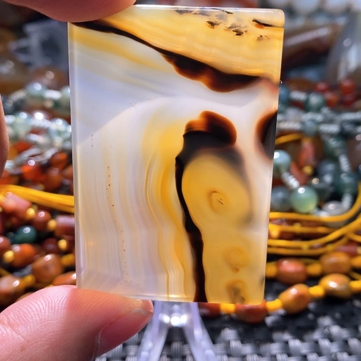 【闪购商品】玛瑙/玉髓颈饰未镶嵌丘