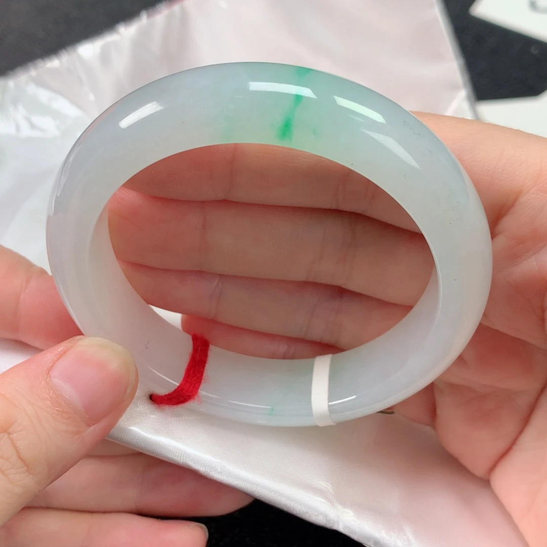 未镶嵌手镯翡翠缅甸天然翡翠手镯56