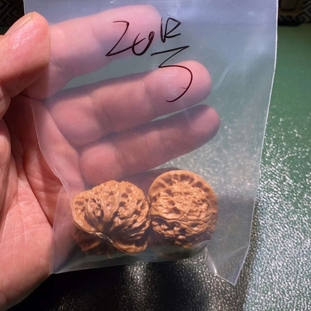 桃核吊坠宫灯是由红白蓝