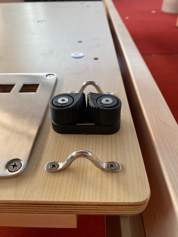 瑜伽普拉提核心床黑色尼龙超耐磨自动夹绳器锁绳器