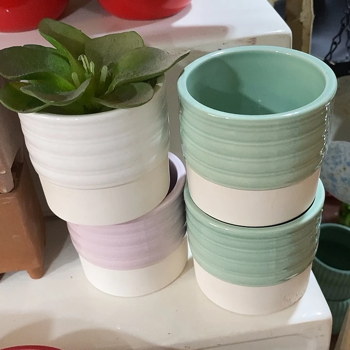 摆件陶盆有孔 瑕疵介意勿拍