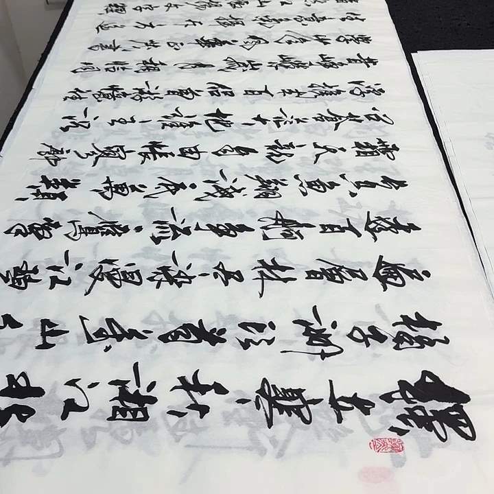 书法老师精品行书平尺