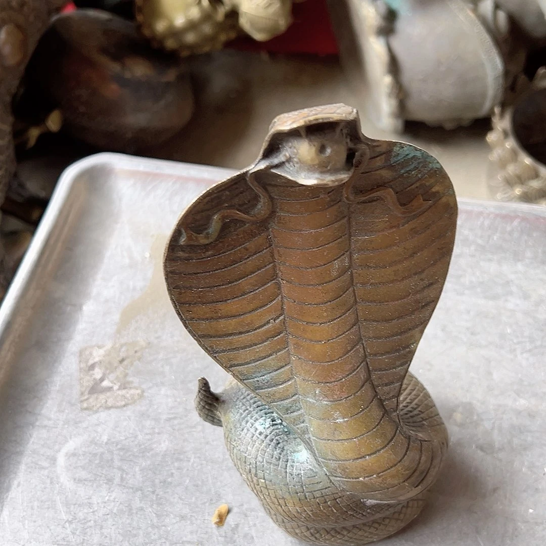 坦**月黄铜摆件工艺品，