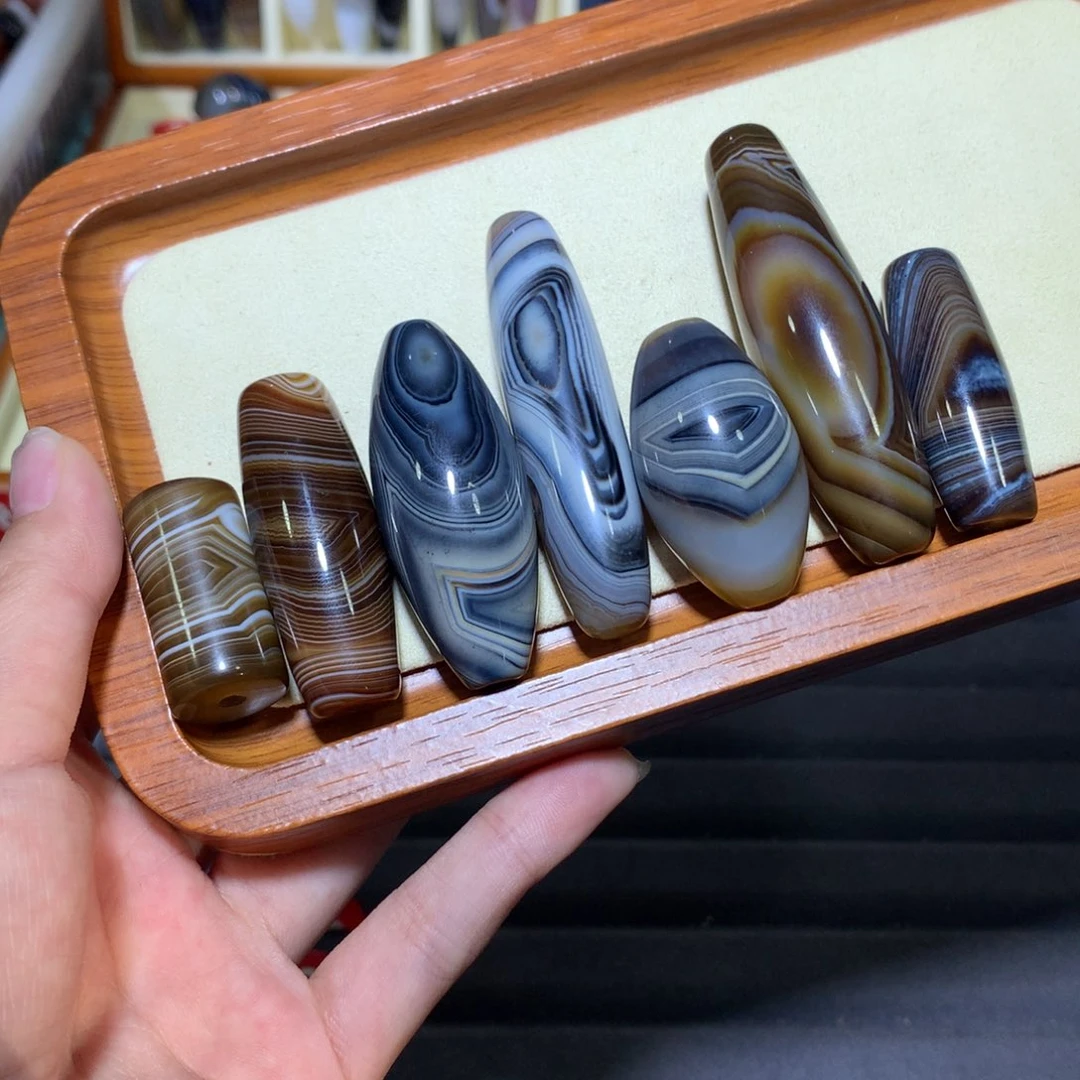 熊***重玛瑙/玉髓未镶嵌颈饰