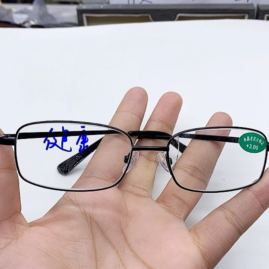 分体款天然水晶石头眼镜
