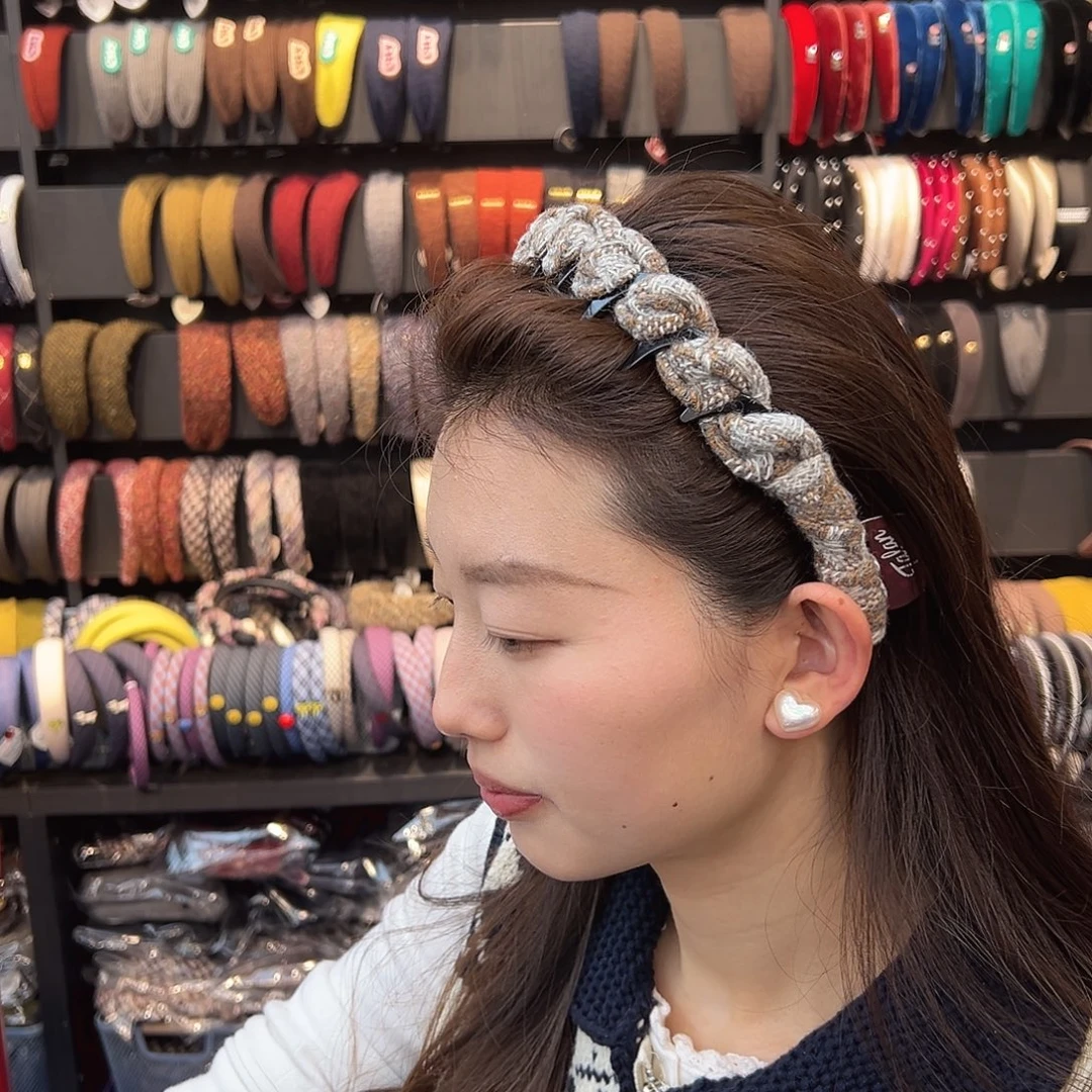 布艺铁合金发箍哦