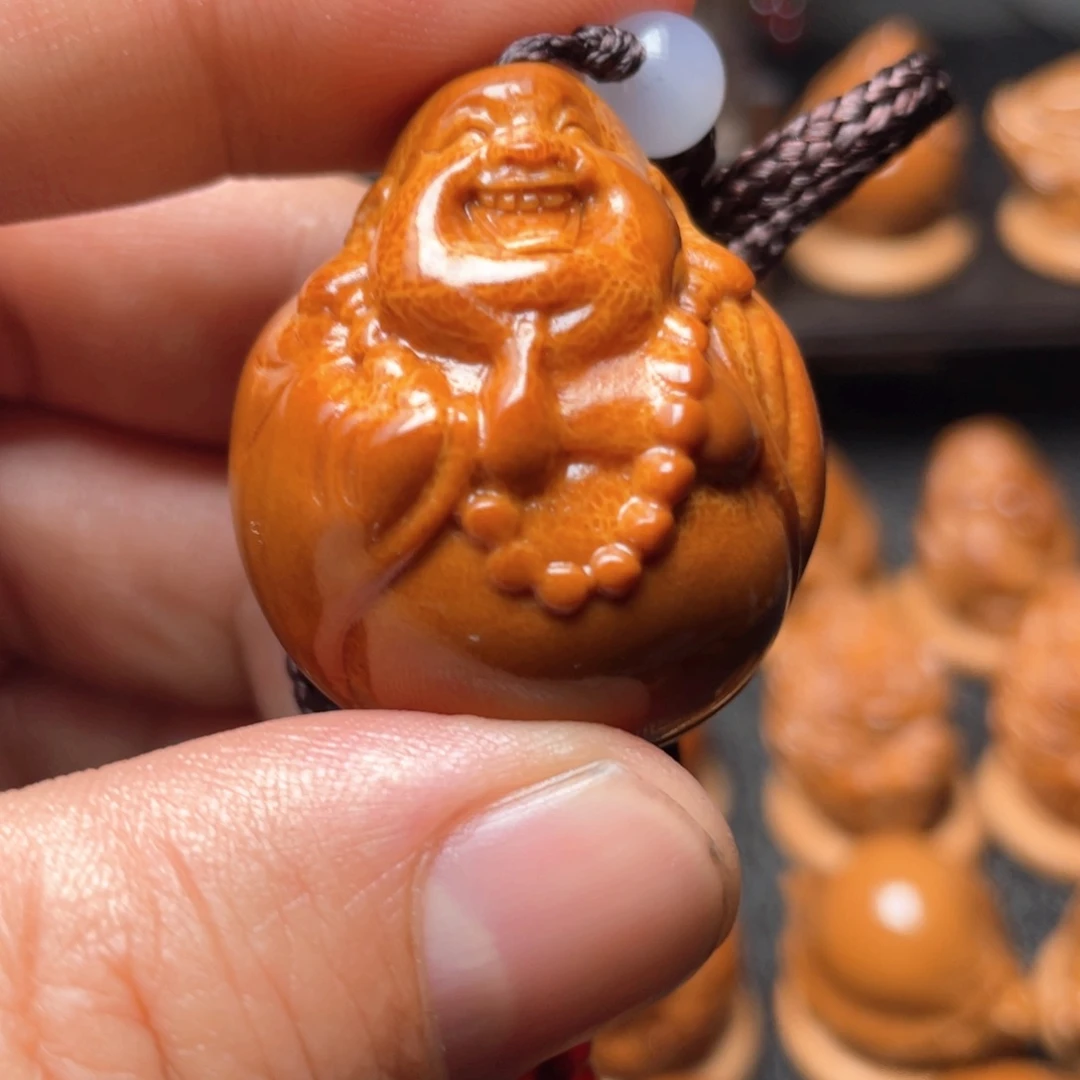 橄榄核手串/手链弥勒单子手把绳穿配3.3左右