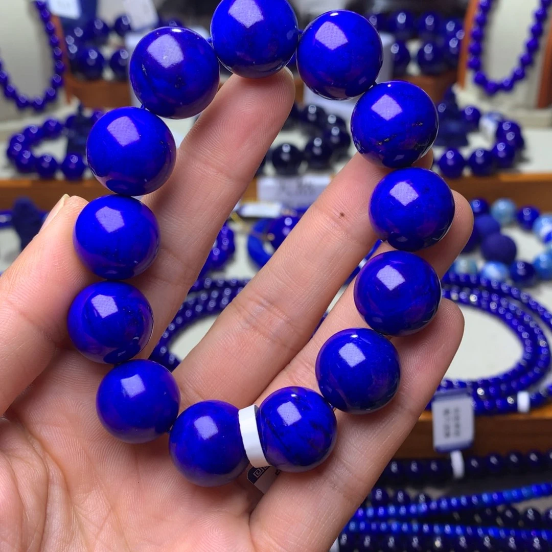 青金石手串未镶嵌16mm8385