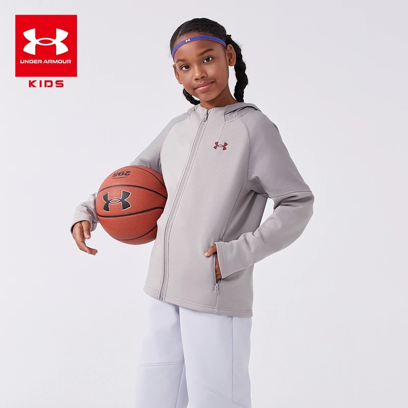 Under Armour/安德玛亲子连帽运动服男女童儿童运动外套运动风