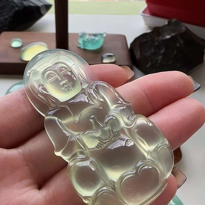 曹***哥岫玉未镶嵌吊坠(不含链)