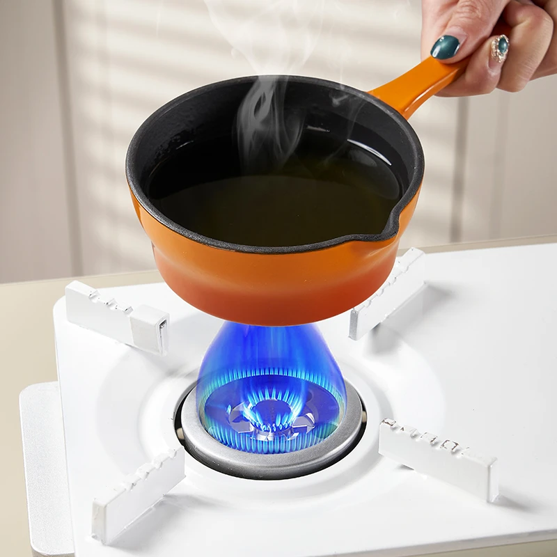 YANZAO/焱造铸铁珐琅锅13口径泼油锅明火电磁炉不挑炉灶（活动）