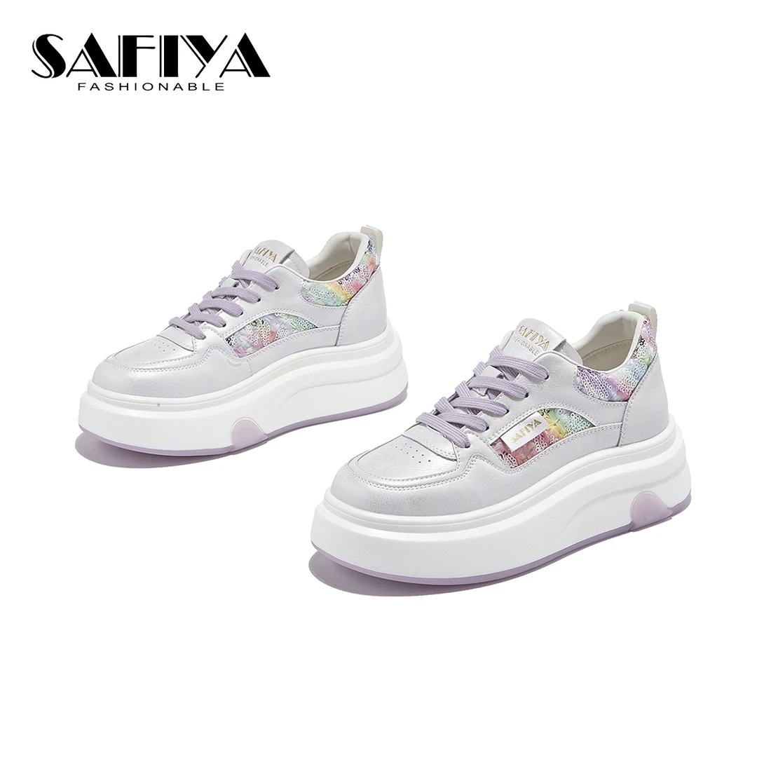 索菲娅2025春夏款潮流透气舒适百搭时尚休闲鞋女SFD1111D43