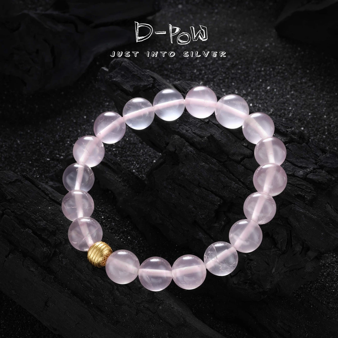 灯小炮【粉泡泡】粉水晶手串（8558）10mm+