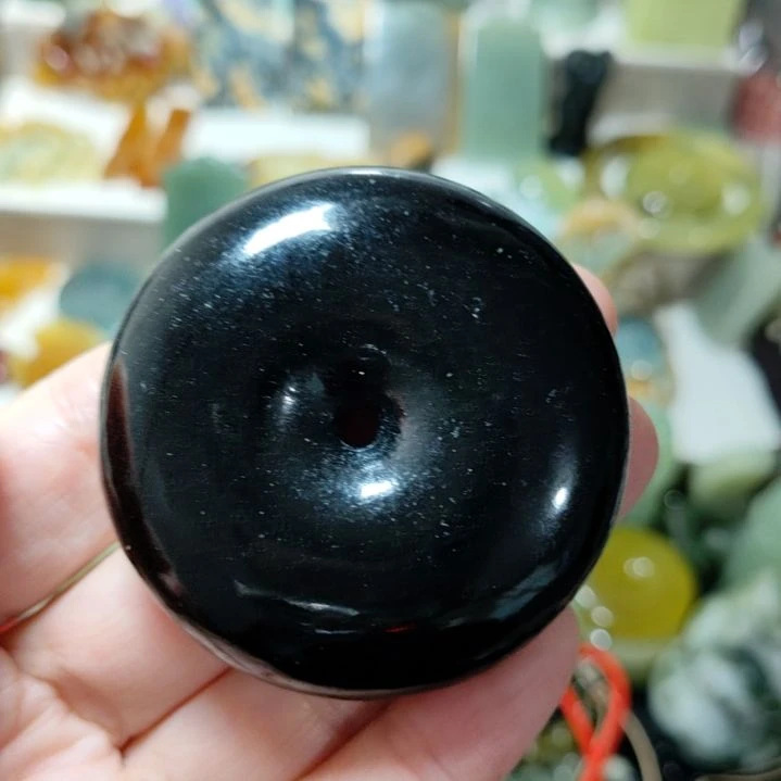 岫玉未镶嵌平安扣