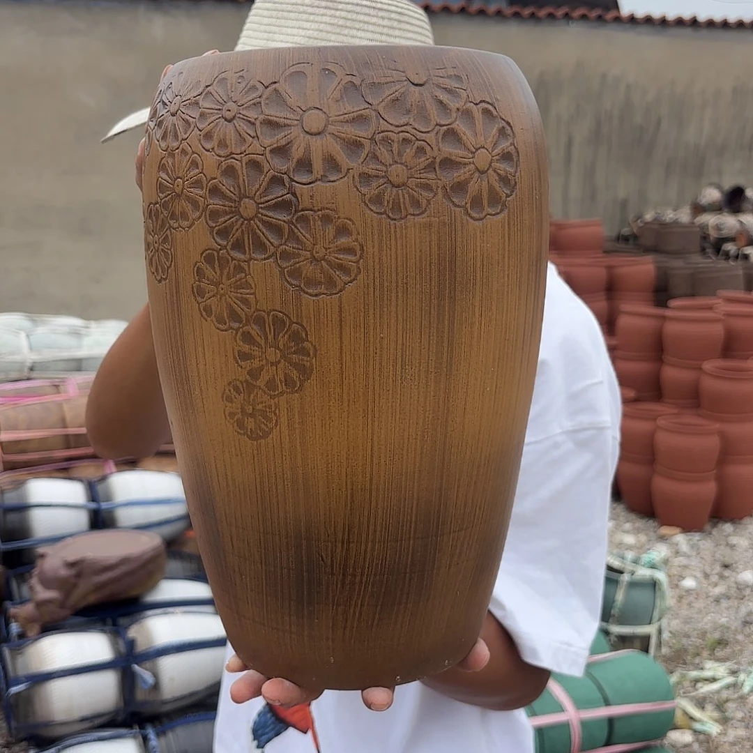 柴烧雏菊口径17高度33