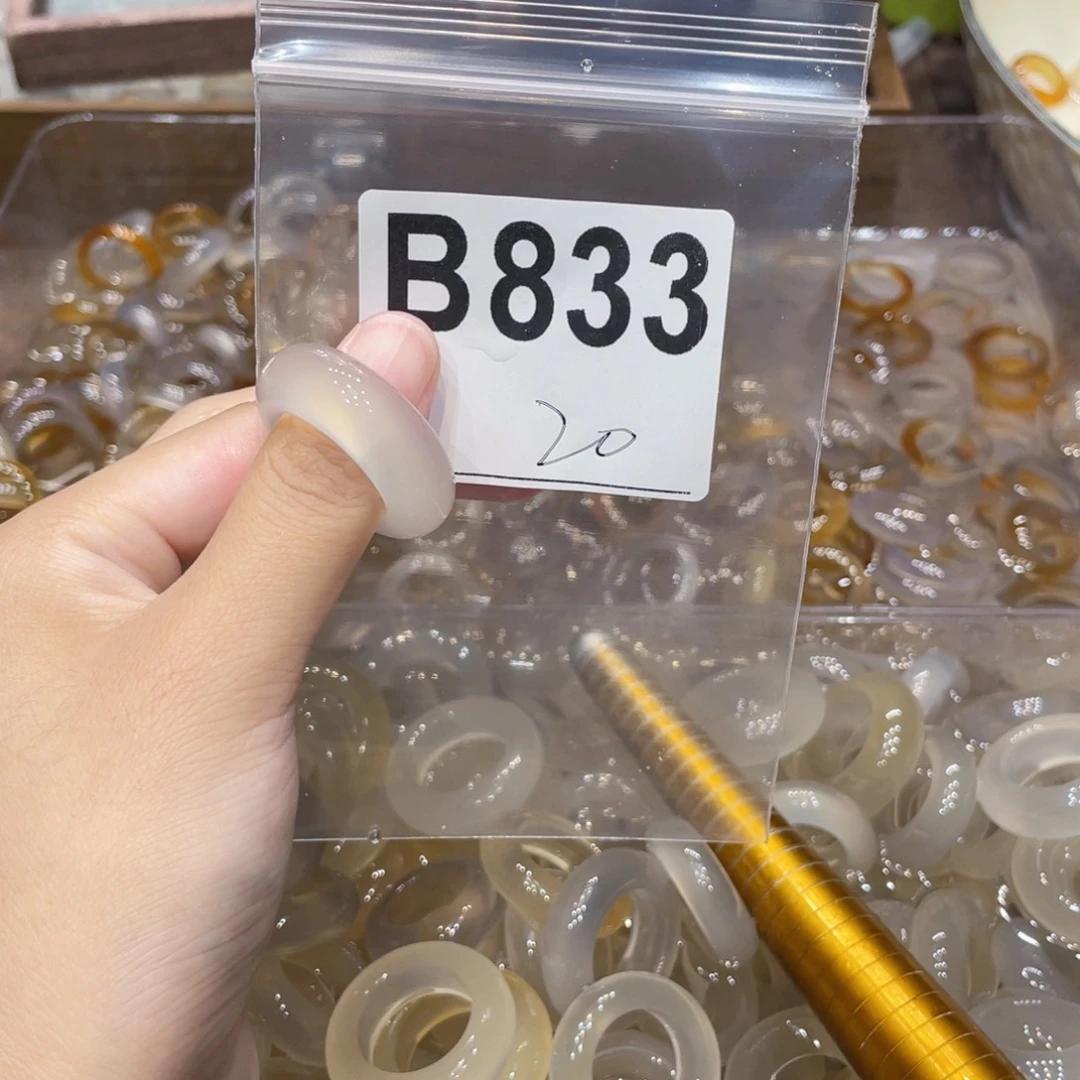 玛瑙/玉髓未镶嵌戒指833