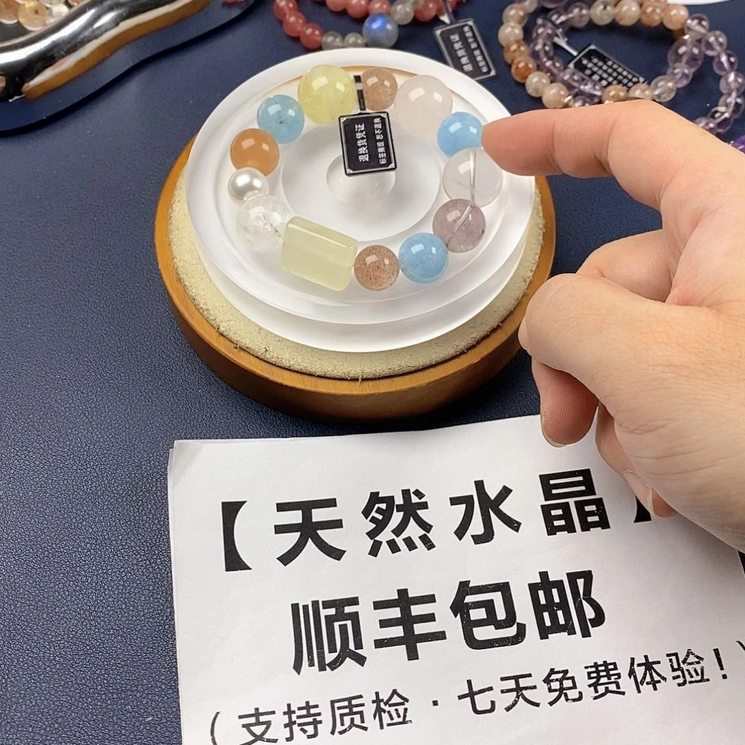 银S925镶嵌手链水晶