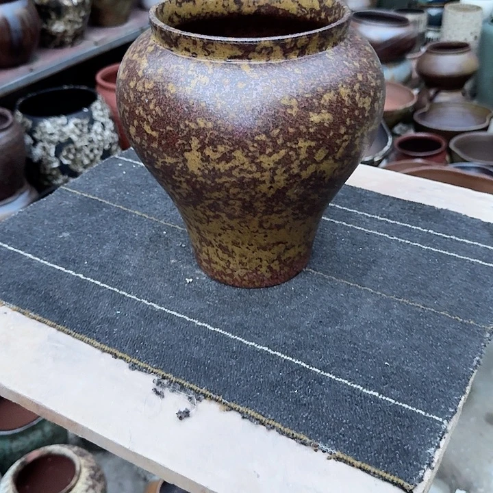 紫砂花盆高度25口径15
