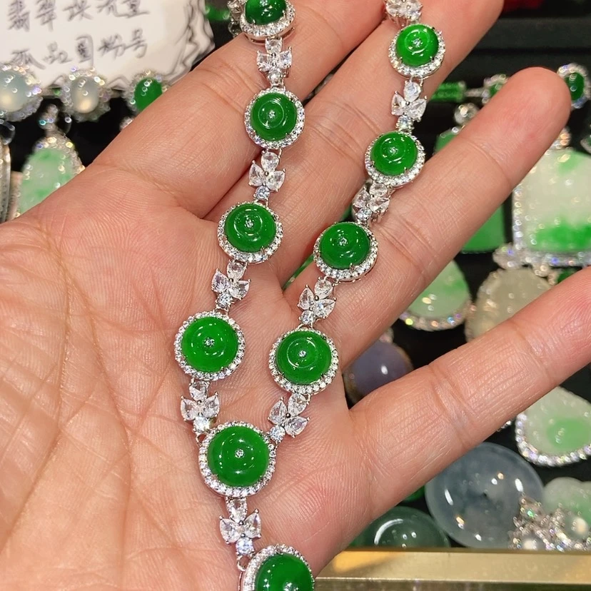 【闪购商品】颈饰未镶嵌翡翠天然翡翠