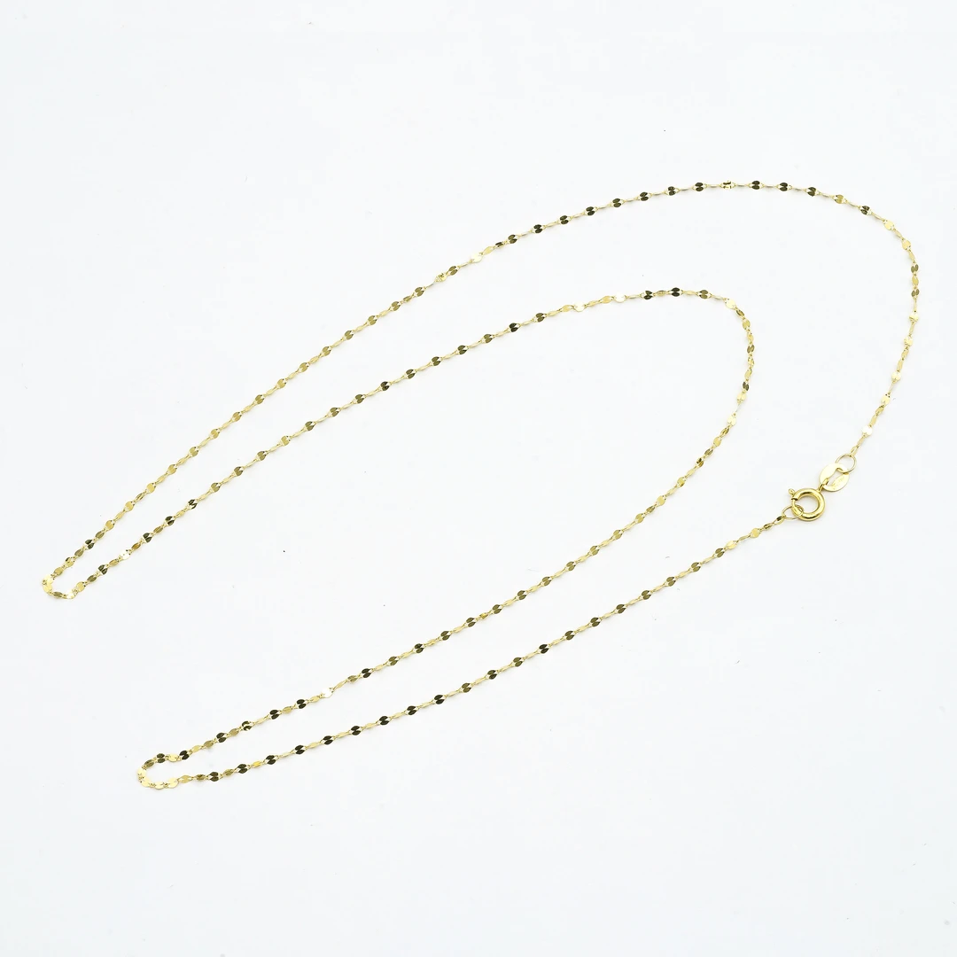 18k金爆闪嘴唇项链【QL07065】