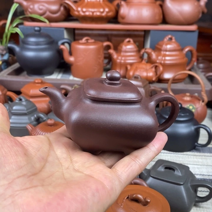 紫砂茶壶全手工传炉130-260CC原矿老紫泥特价