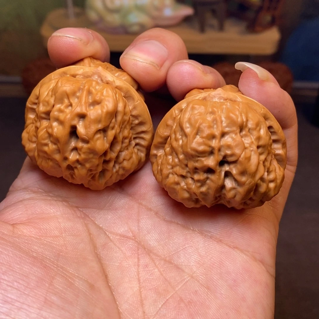 文玩核桃把件40尺怀柔三角蛙