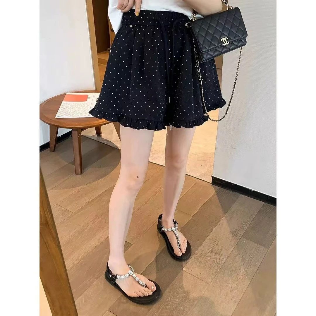 071终于拿下啦！我chao爱的花边高腰百搭短裤