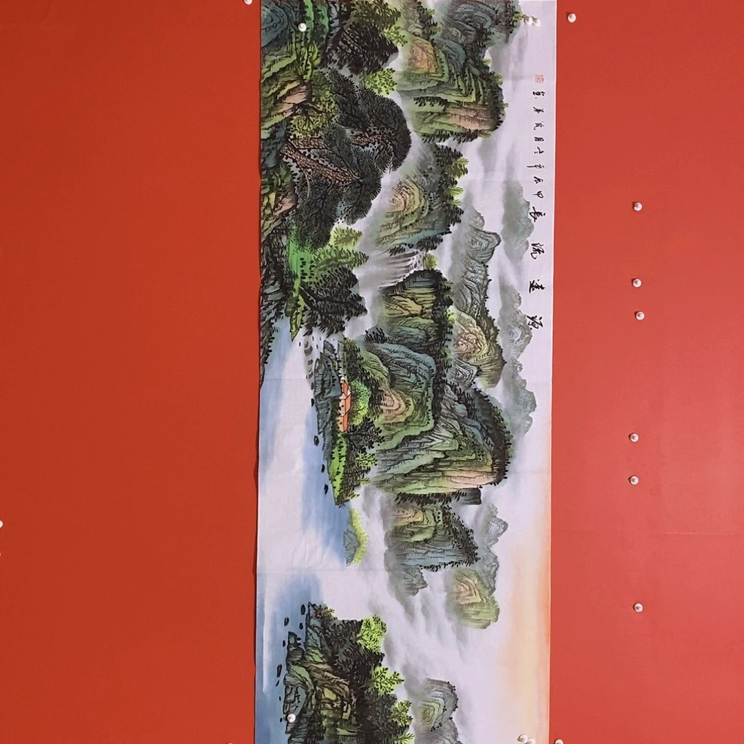 国画山水花鸟国画作品
