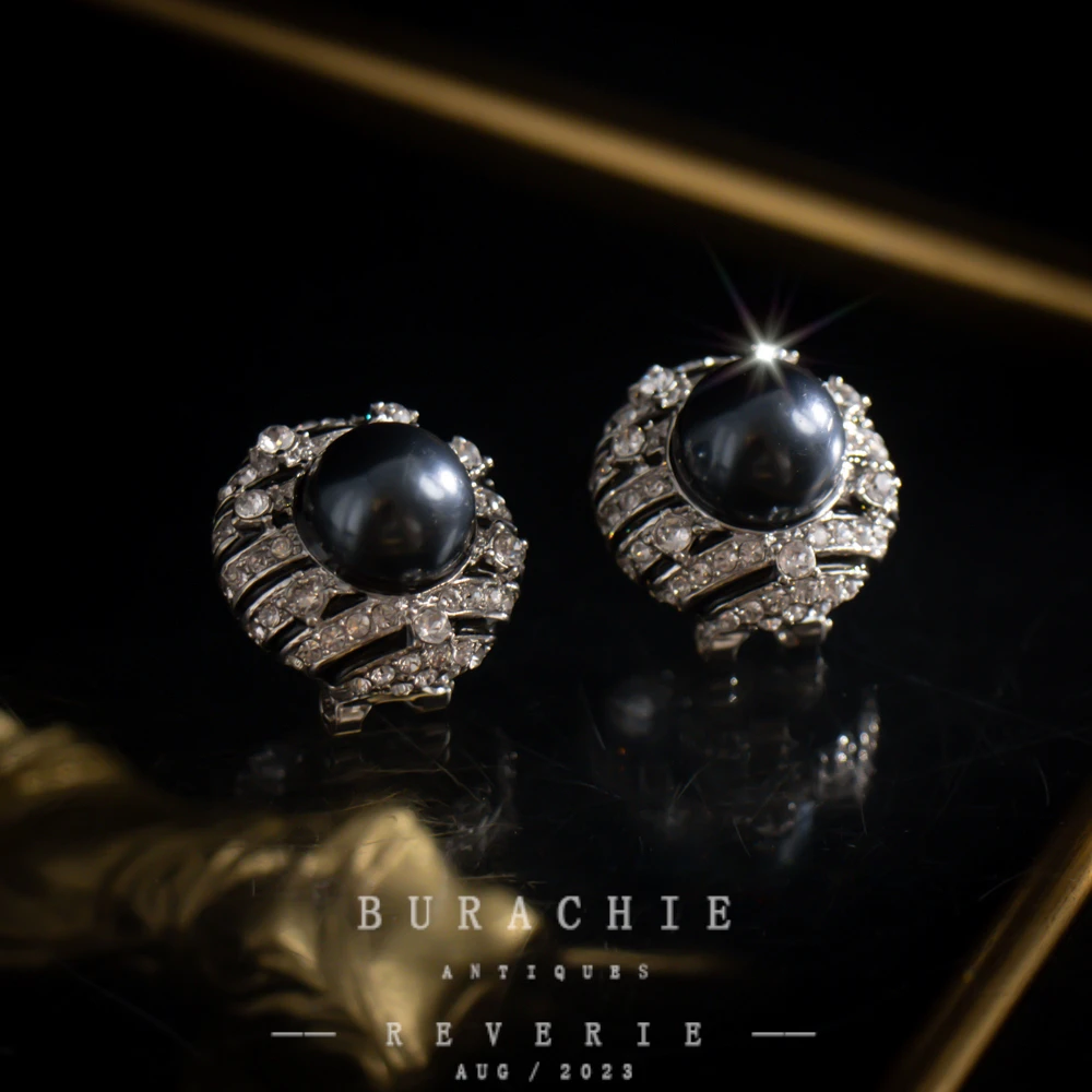 铜合金仿珍珠耳饰 【6065】周年珍藏英｜经典原标克拉款CrownFrett