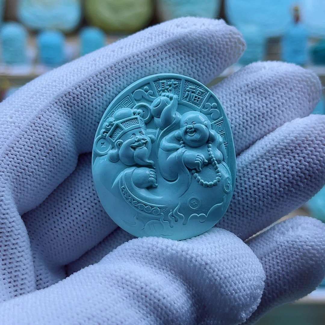 绿松石未镶嵌珠宝奇石