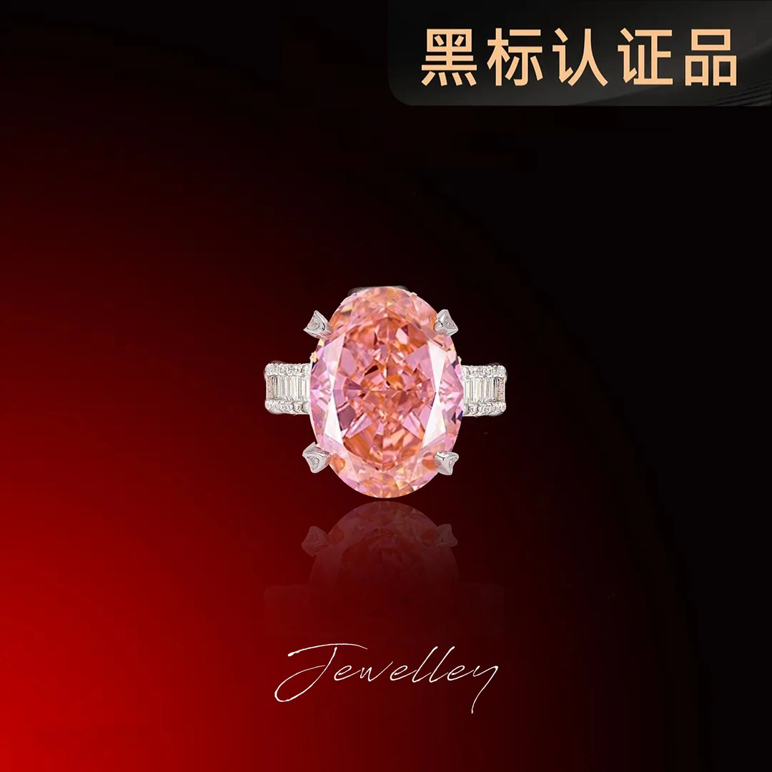 欧阳琴 925银合成锆石戒指 【琴愿为你】时尚奢华女戒指AX160002